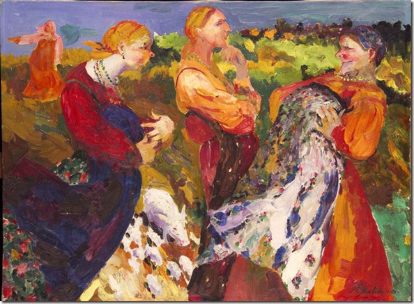 Gossips_by_F.Malyavin