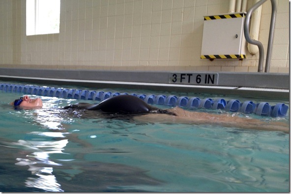 swimming pregnant