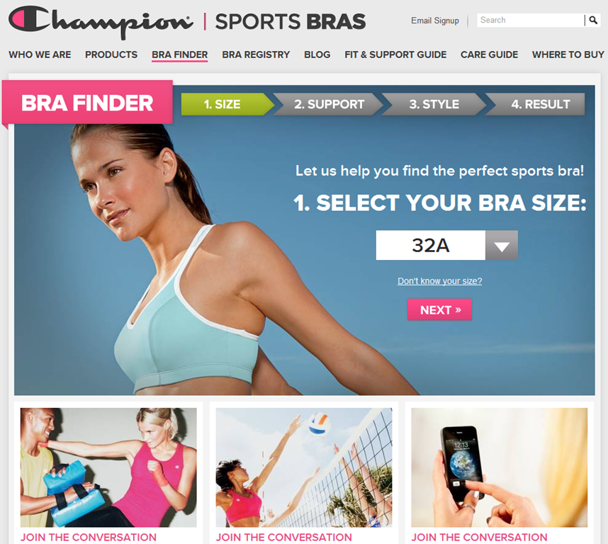 Champion Sports Bra for Girls Size 10/12