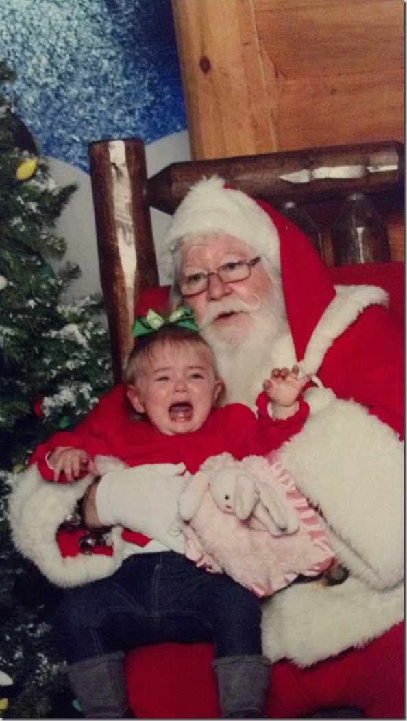 Addie and Santa