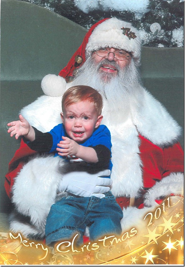 Henry and Santa 2011