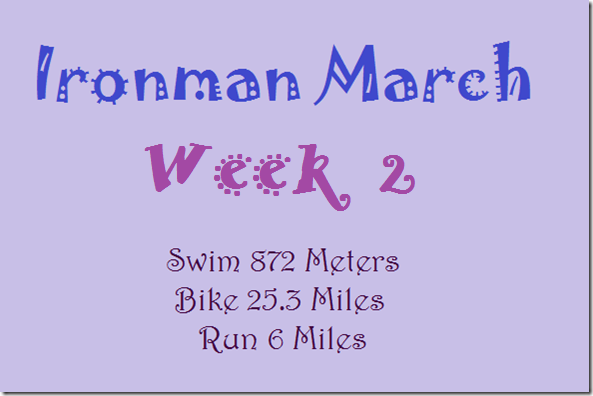ironman march week 2