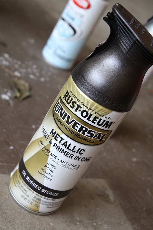 Rustoleum's Oil Rubbed Bronze Spray Paint {Obsessed} - Entirely