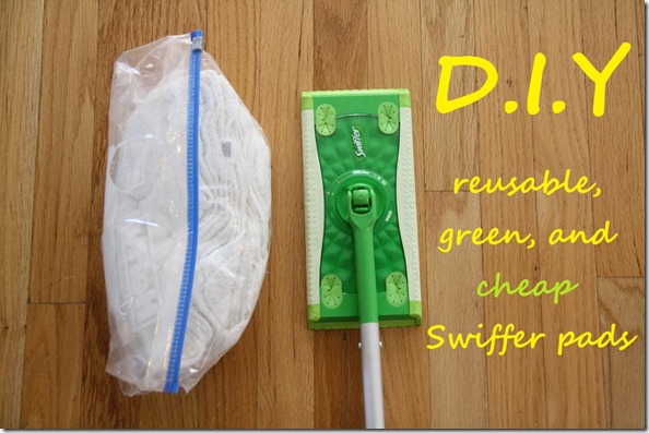 Make Your Own Swiffer Sweeper Pads Solution