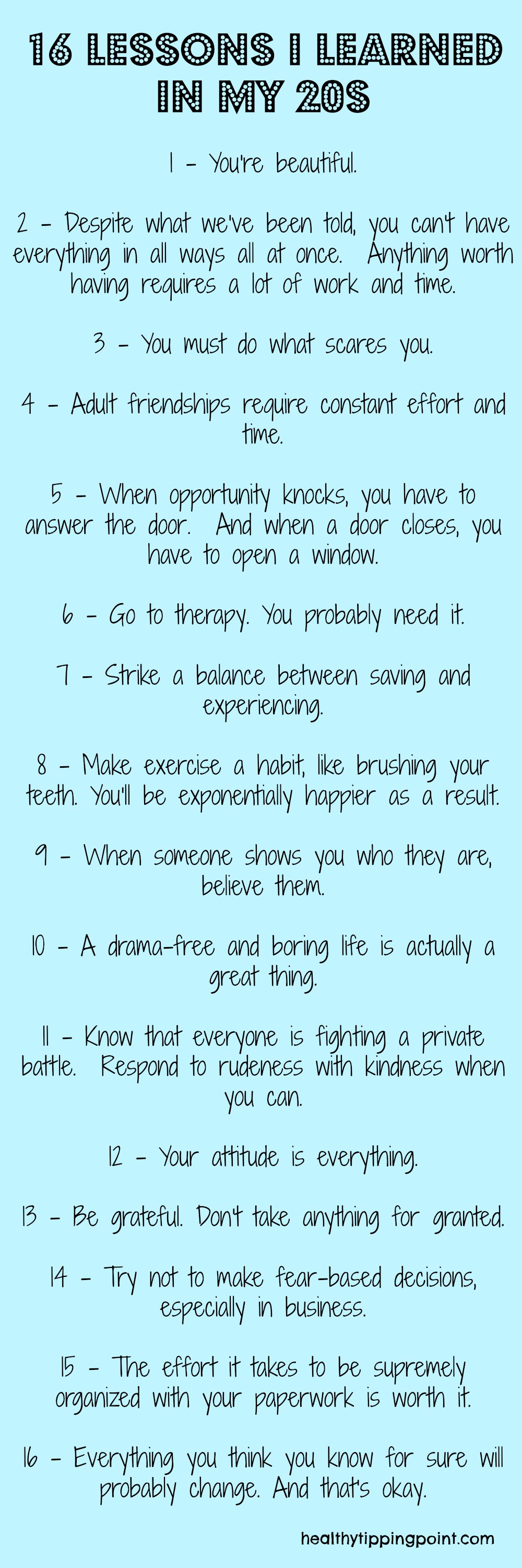 10 Lessons I Learned From Making Mistakes In My 20s