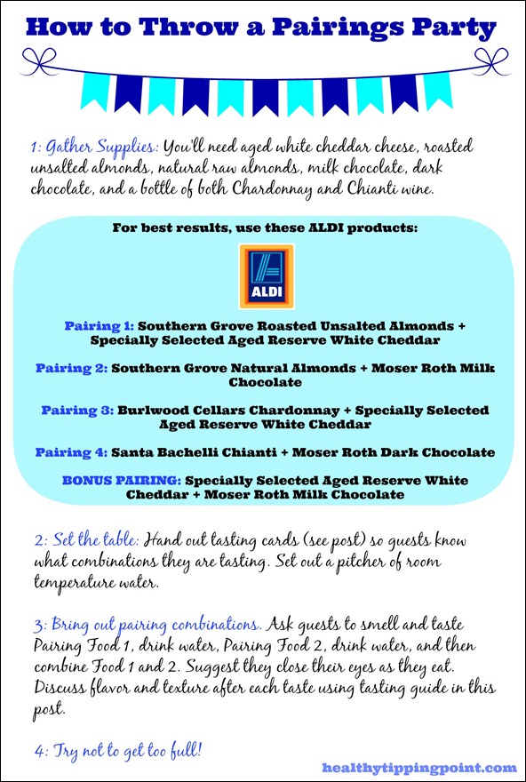 how to throw an ALDI pairings party