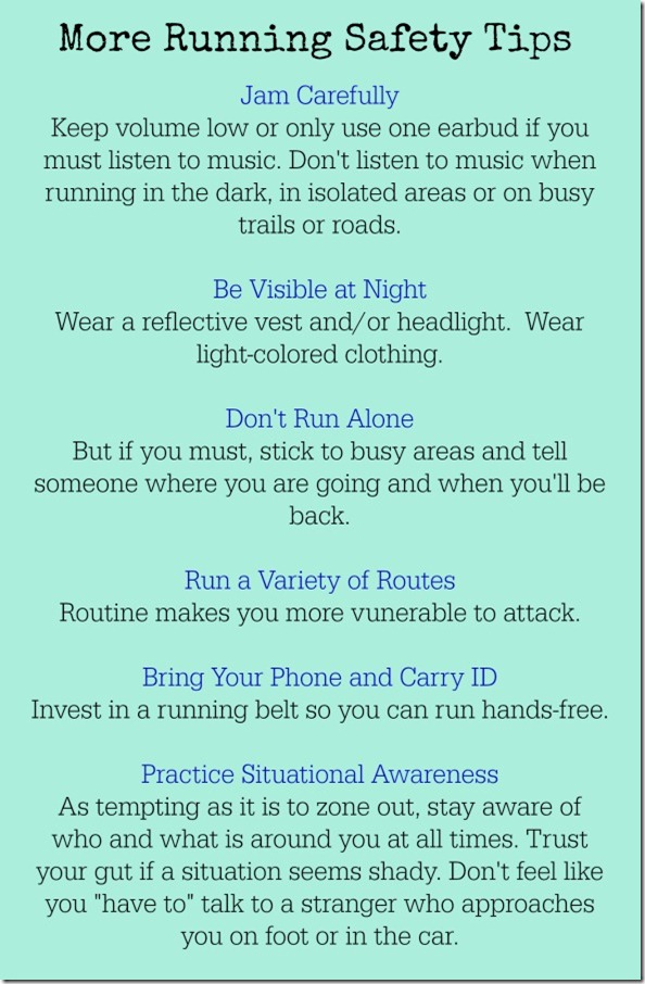 running safety tips