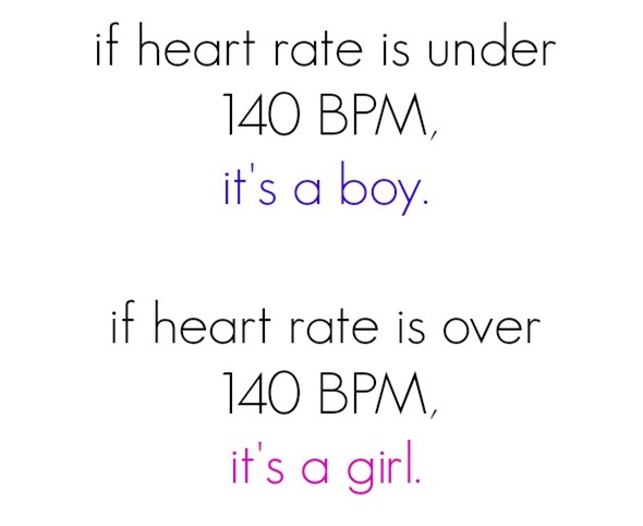 heart rate boy or girl
