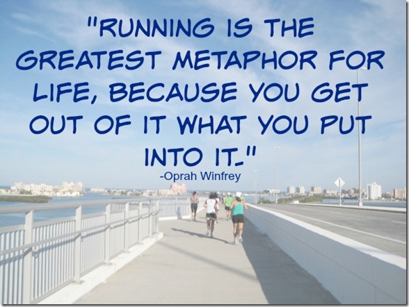 running metaphor