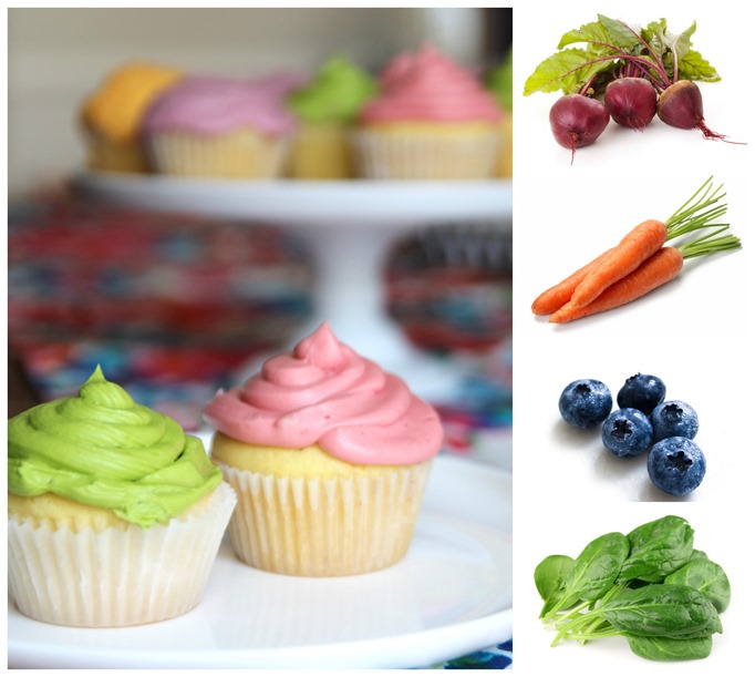 natural dyed icing