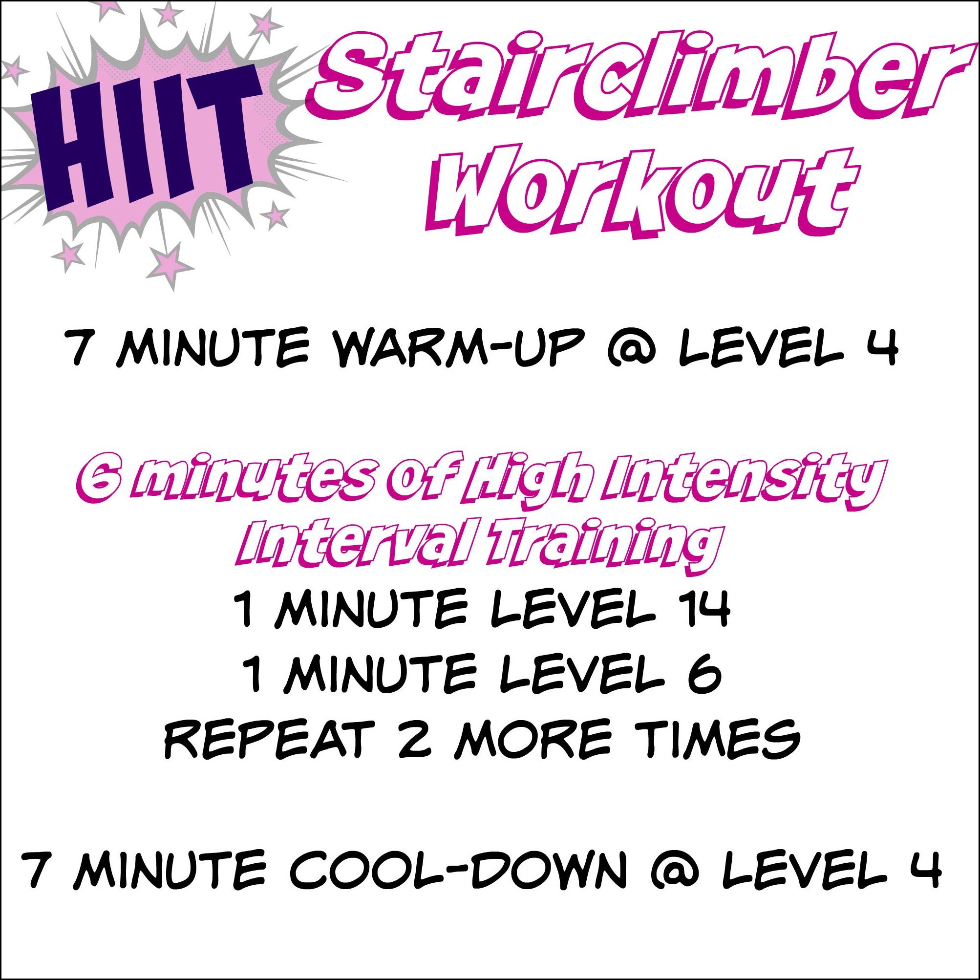 HIIT stairclimber